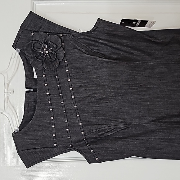 New! Black Denim Dress - Picture 3 of 4